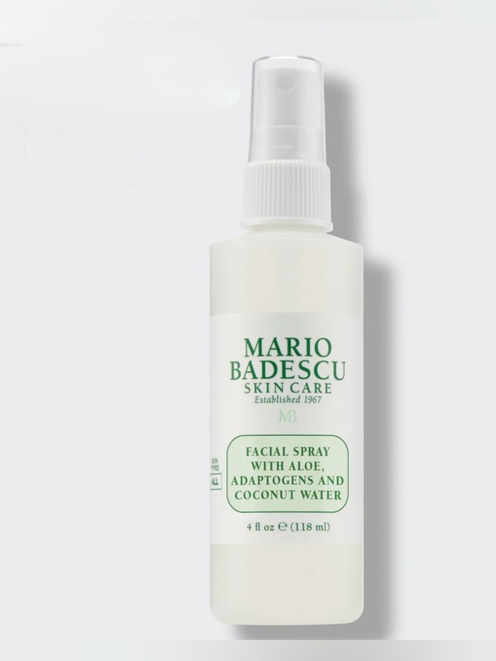 Mario Badescu Facial Spray with Aloe, Adaptogens and Coconut Water - New